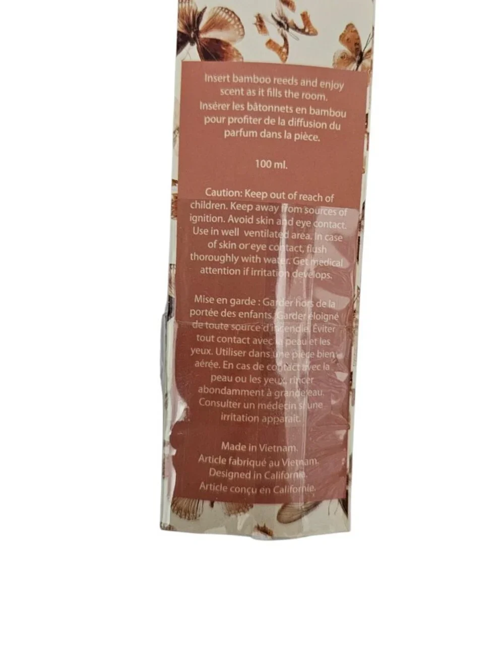 Sand & Fog California Teakwood Scented 100 ml Reed Diffuser Essential Oils New